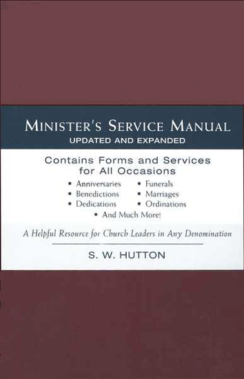 Picture of Minister's Service Manual: Updated and Expanded by Samuel Ward Hutton