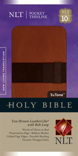 Picture of NLT Pocket Thinline Holy Bible With Belt Loop