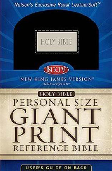 Picture of NKJV Holy Bible Personal Size Giant Print Reference Bible 
