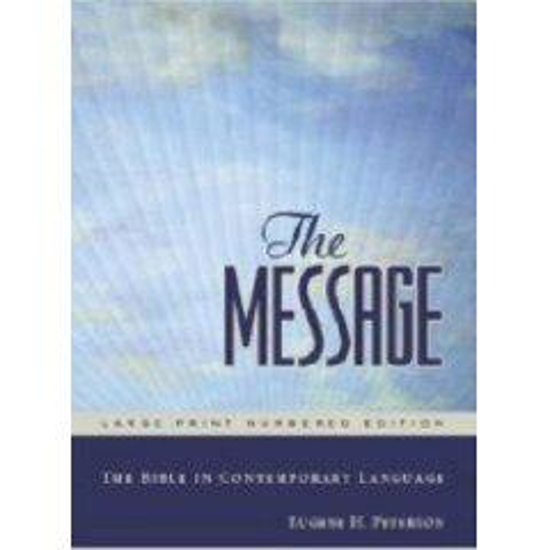 Picture of Message Numbered Edition HC by Eugene Peterson