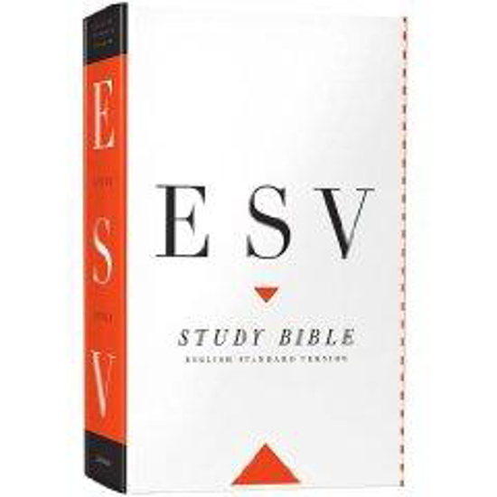 Picture of ESV Study Bible Hardcover by Crossway with Thumb Index