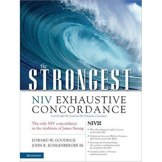 Picture of Strongest NIV Exhaustive Concordance