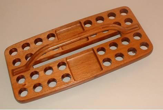 Picture of 32 Hole Rectangle Communion Tray