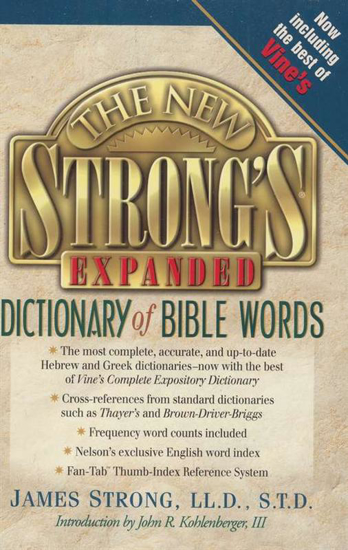 Picture of New Strong'S Expanded Dictionary Of Bible Words by Strong James & Robert Kendall