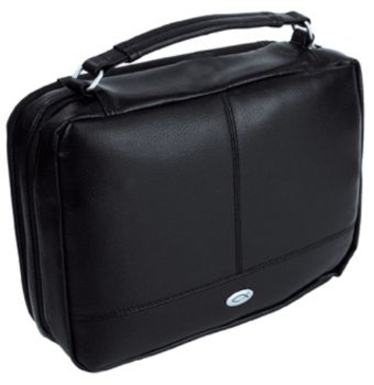 Picture of Case Classic Large: Two-Fold LuxLeather Organizer - Black by Christian Art