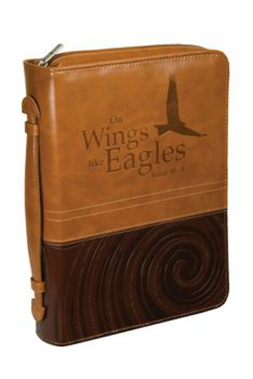 Picture of Case Classic Medium: Two-Tone LuxLeather - Wings Like Eagles