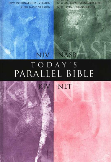 Picture of KJV, NASB, NIV, & NLT Today's Parallel Bible Hardcover by Zondervan