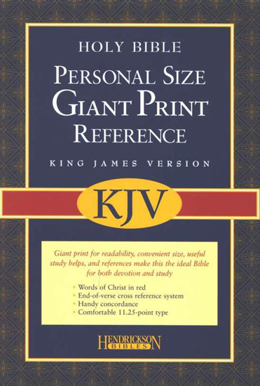 Picture of Holy Bible: Personal Size Giant Print  Reference by Hendrickson Bibles