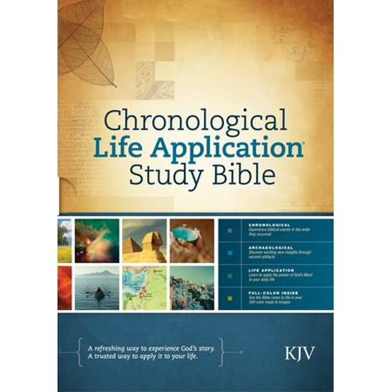 Picture of KJV Chronological Life Application Study Bible, Hardcover by Tyndale