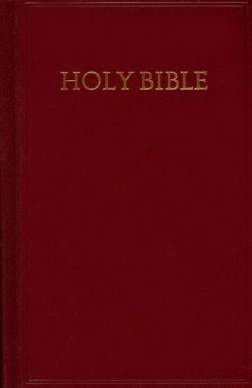 Picture of NKJV Pew Bible Burgundy by Thomas Nelson