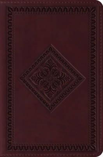 Picture of ESV Bible Compact Trutone Chestnut Diamond Design by Crossway Books