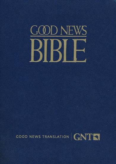 Picture of GNT Large Print Bible, 2nd Edition, Blue by American Bible Society