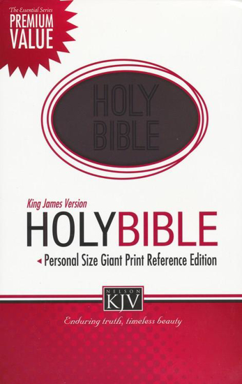 Picture of KJV Bible Refernce Personal Giant Print Leathersoft Black by Thomas Nelson Publishers