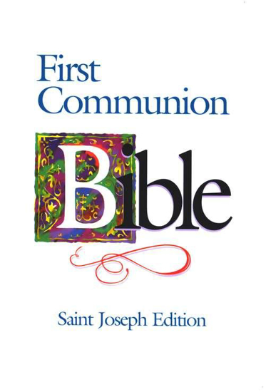 Picture of NAB Bible First Communion Saint Joseph edition Paperback Blue by Catholic Book Publishing Corp