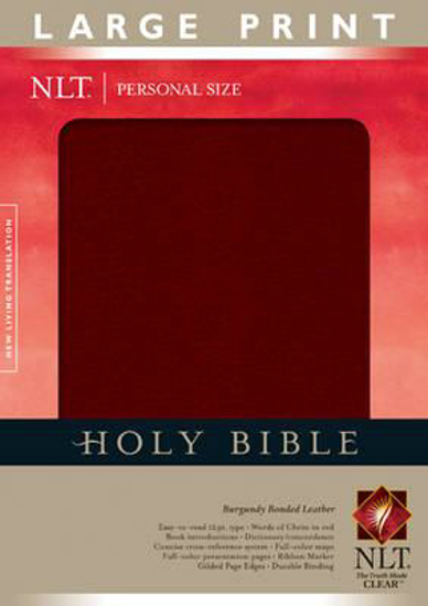Picture of NLT Bible Personal Bonded Leather Burgundy by Tyndale House Publishers