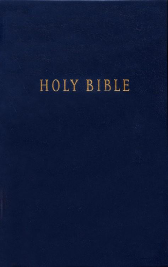 Picture of NLT Bible Pew Hardcover Blue by Tyndale House Publishers