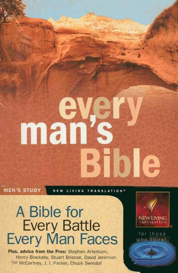 Picture of NLT Bible Every Man's Hardcover by Tyndale House Publishers