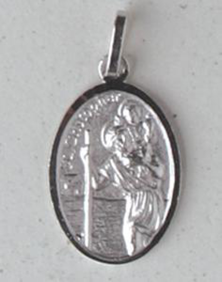 Picture of Medal: Sterling Silver Christopher 22mm by PL