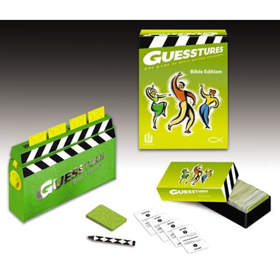 Picture of Guesstures Board Game: The Game of Split Second Charades (Bible) by Cactus