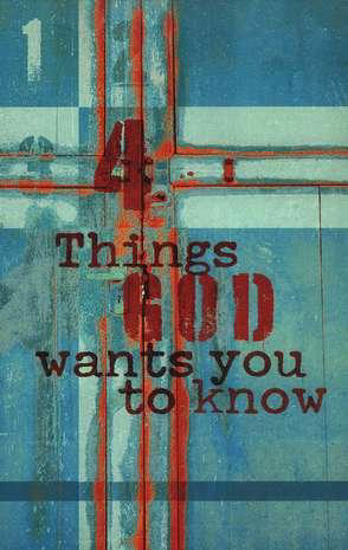Picture of Four Things God Wants You to Know, KJV Tracts, 25