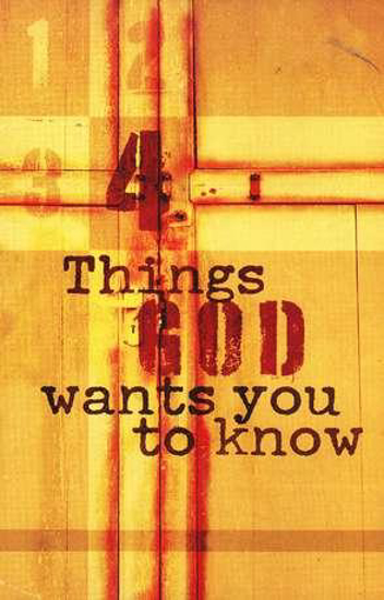 Picture of Four Things God Wants You to Know, ESV Tracts, 25