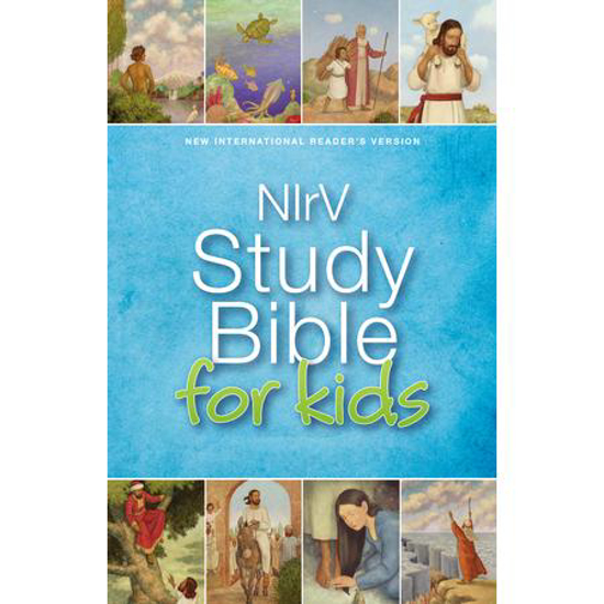 Picture of NIrV Study Bible for Kids, hardcover by Zonderkids