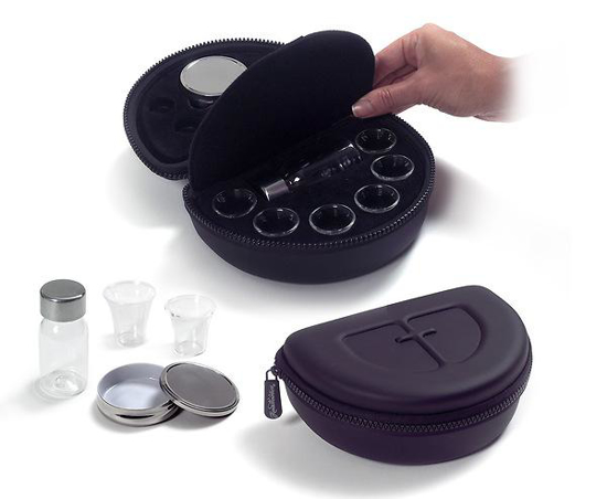 Picture of Deluxe Portable Communion Set [With Juice Container, Stainless Steel Bread Container and 6 Glass Communion Cups by B&H