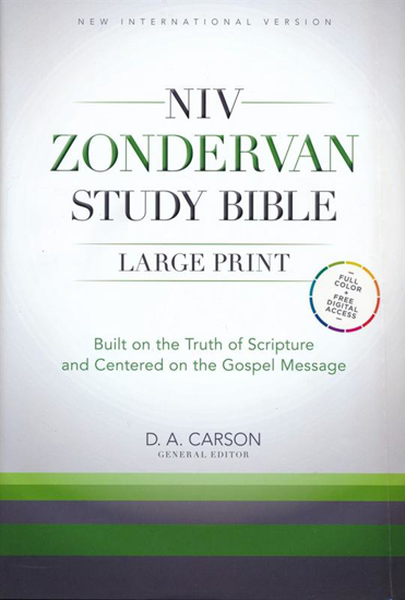 Picture of NIV Zondervan Study Bible, Large-Print; Hardcover by ed D A Carson