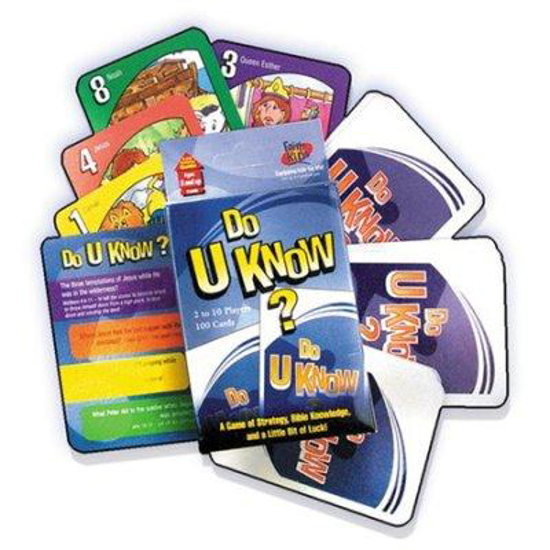 Picture of Do U Know? pocket card Game by David C Cook