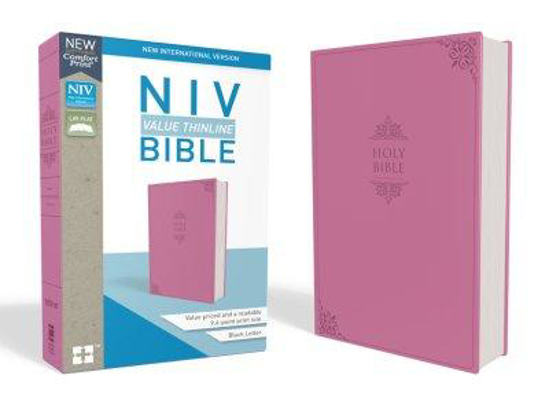 Picture of NIV Value Thinline Bible Pink by Zondervan