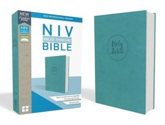 Picture of NIV Value Thinline Bible Turquise/Blue by Zondervan