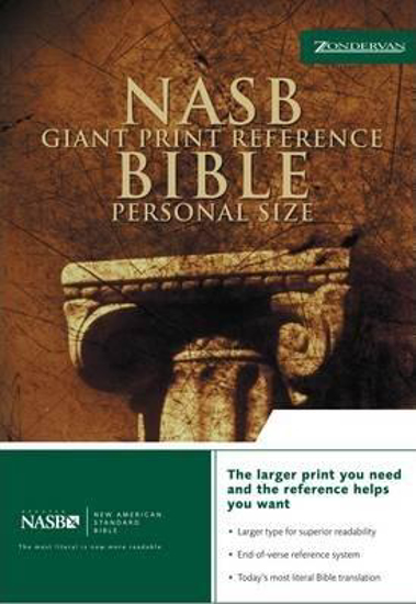 Picture of NASB Bible Reference Personal Giant Print Bonded Leather Black