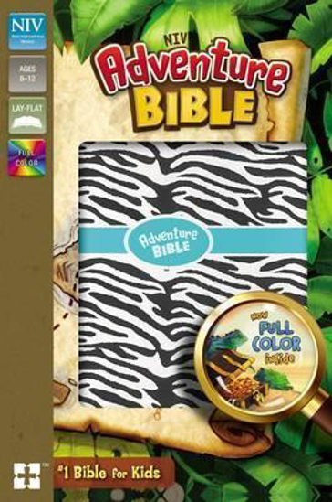 Picture of NIV ADVENTURE BIBLE  IMITATION LEATHER ZEBRA PRINT FULL COLOUR INTERIOR BY LAWRENCE RICHARDS