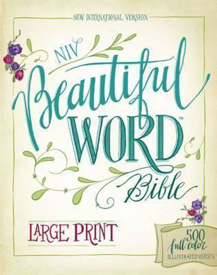 Picture of NIV Bible Beautiful Word Large Print Hardcover