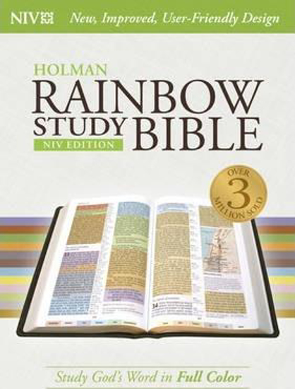 Picture of NIV Bible Study Rainbow Hardcover