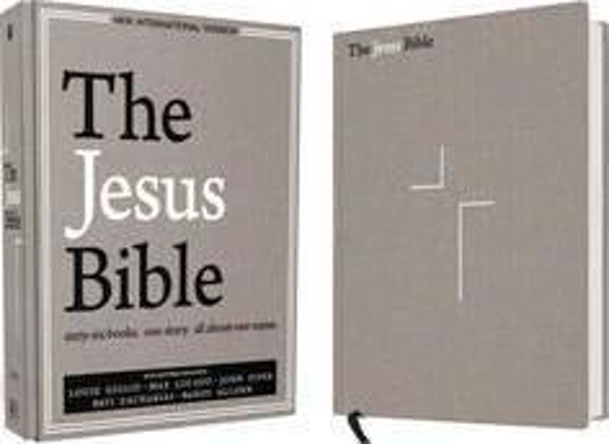Picture of NIV Bible The Jesus Bible Hardcover Grey