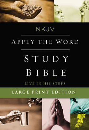 Picture of NKJV Bible Apply The Word Large Print Hardcover
