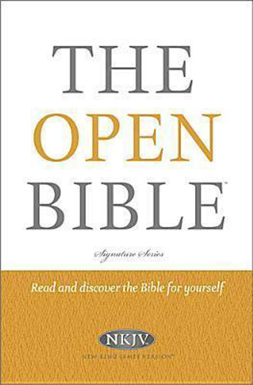 Picture of NKJV Bible Open  Hardcover with Jacket