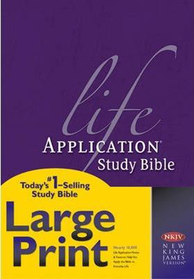 Picture of NKJV Bible Study Life Application Large Print HC Indexed
