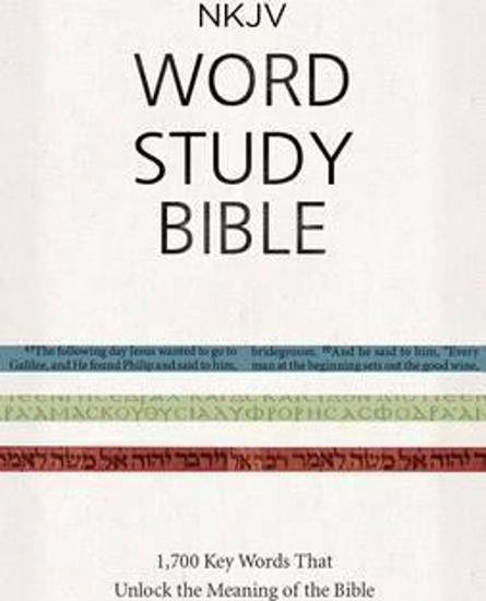 Picture of NKJV Word Study Bible, Hardcover by Thomas Nelson