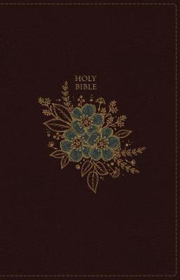 Picture of NKJV Bible Thinline Comfort Print Leathersoft Mahogany