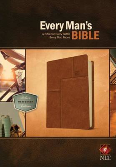 Picture of NLT Bible Every Mans Leatherlike Brown