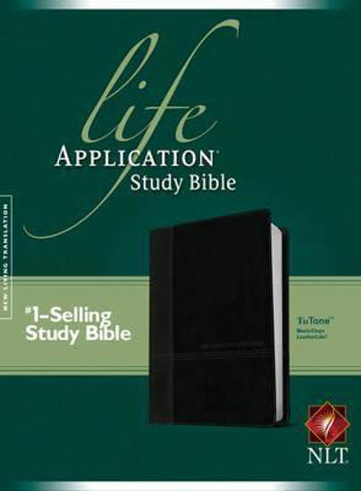 Picture of NLT Bible Life Application Study Tutone Black Onyx 3rd ed