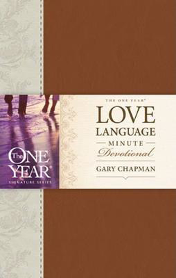 Picture of One Year Love Language Minute Devotional Gary Chapman Leatherlike