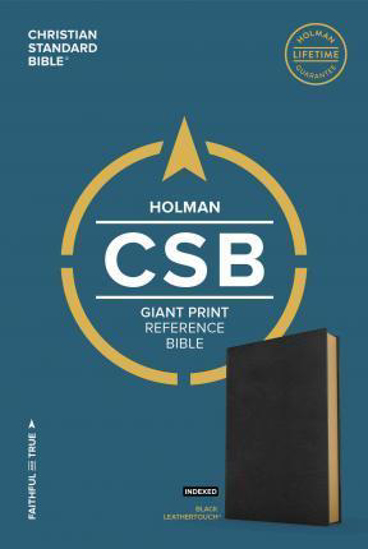 Picture of CSB Bible Reference Giant Print Leathertouch Black Indexed