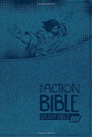 Picture of ESV Bible Study Action Premium Boy's Edition Virtual Leather Blue
