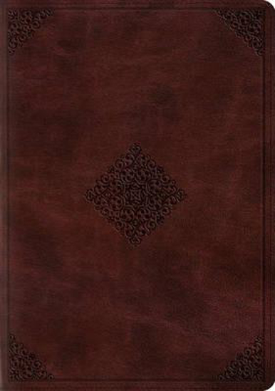 Picture of ESV Bible Study Trutone Mahogany Ornament Design