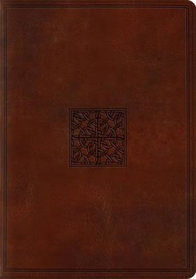 Picture of ESV Bible Study Trutone Walnut Celtic Imprint Design