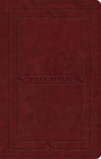 Picture of ESV Bible Value Thinline Trutone Cordovan Vintage Frame Design