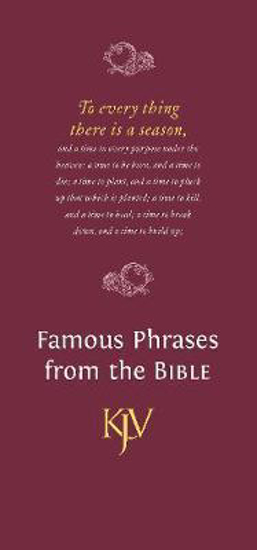 Picture of Famous Phrases from the Bible KJV Paperback